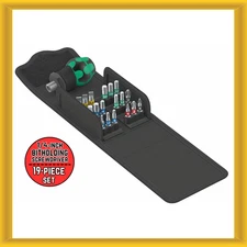 Wera Stubby 1/4-inch Bitholding Screwdriver 19-Piece Set (NEW)