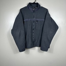 Vintage Men’s Patagonia Fleece Jacket Made in USA Charcoal Grey - Medium
