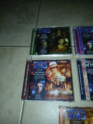 Dr Who CD 5th Doctor Peter Davison Lot Of 8 CDs Some HTF. - Picture 2 of 6