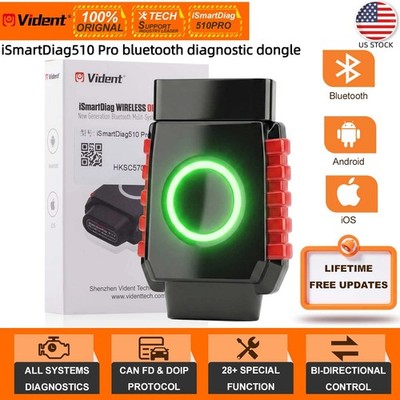 Vident iSmartDiag510 Pro All System Car Diagnostic Scanner Access E-CU Data