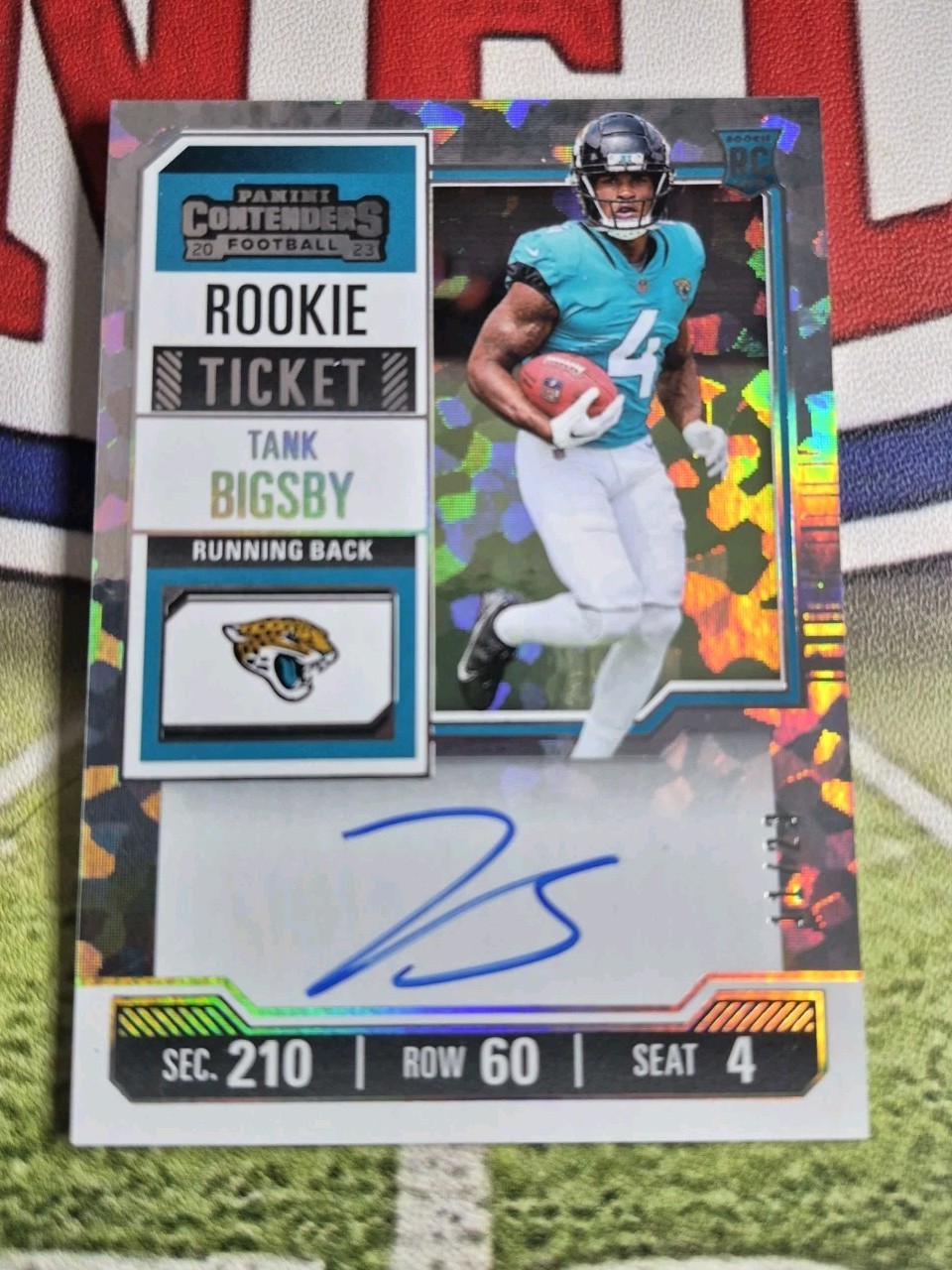 2023 Panini Contenders Rookie Cracked Ice Ticket TANK BIGSBY Auto #/23 RC