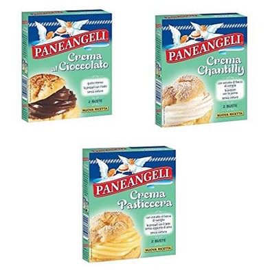 Paneangeli Testpaket Kuchenmischungen Schoko Creme Chantilly Pasticcera