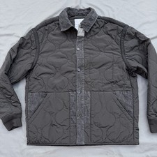 Desigual Collar Jacket Coat Black Adult Large Designer Button XL