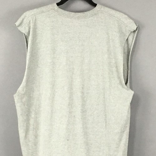 Vans Shirt Mens Large Gray Sleeveless Muscle Tee Cut Off Skateboard Streetwear - Picture 6 of 10
