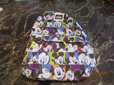 NWT Fast Forward Disney Mickey Mouse Character Kids Backpack Book Bag 16'' NWT