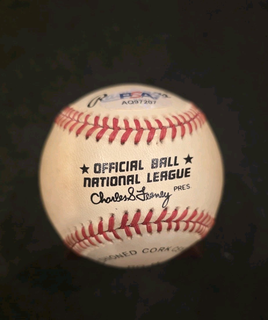 Dwight Evans Signed Rawlings ONL Feeney Baseball Red Sox Autograph PSA/DNA view 4