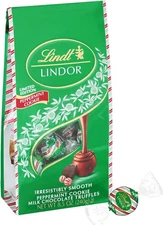 8.5 oz. Bag, Milk Chocolate with Smooth Peppermint Truffle Center, LINDOR H