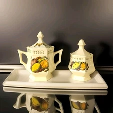 Vintage Shafford Bennington Square 2 Separate Sugar Bowls