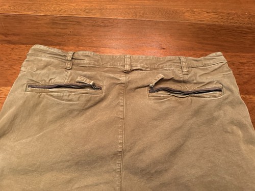 36 Orvis strapazierfähige Baumwoll-Cargoshorts Angeln Zimmermann braun getragen robust - Bild 8 von 10