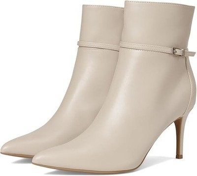 Calvin Klein Women's Vivera Ankle Boot, Ivory, 9M
