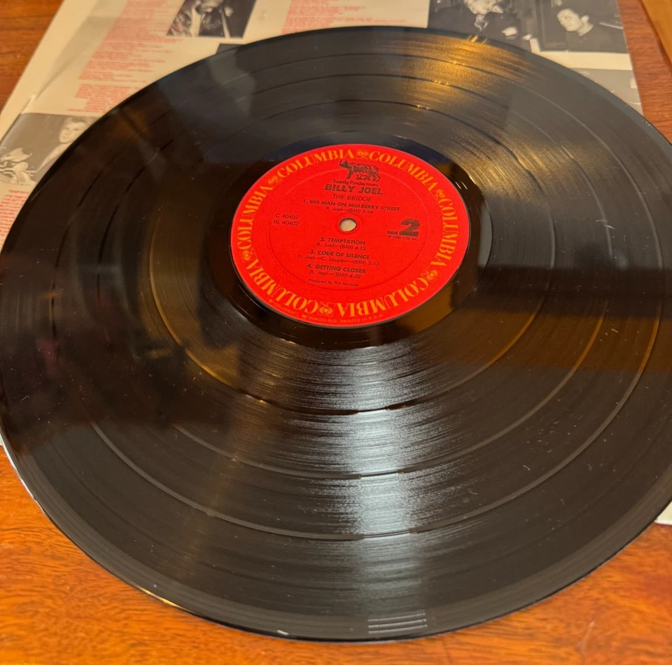 Billy Joel – The Bridge - 1986 Columbia OC-40402 Rock vinyl LP - EX+/VG+ Foto 3 de 4