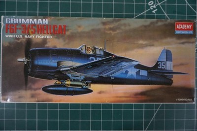 1/72 HASEGAWA #2121 HIGH DETAIL HARD TO FIND RARE USN GRUMMAN F6F-3/5 HELLCAT