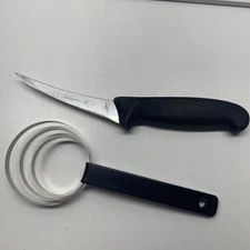 R.H. Forschner Victorinox 807-5-5'' Boning Knife Used W/Scraper A/9