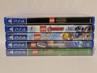 PS4 LEGO Games Lot - City Undercover, Villains, Avengers, Star Wars, Lego Movie