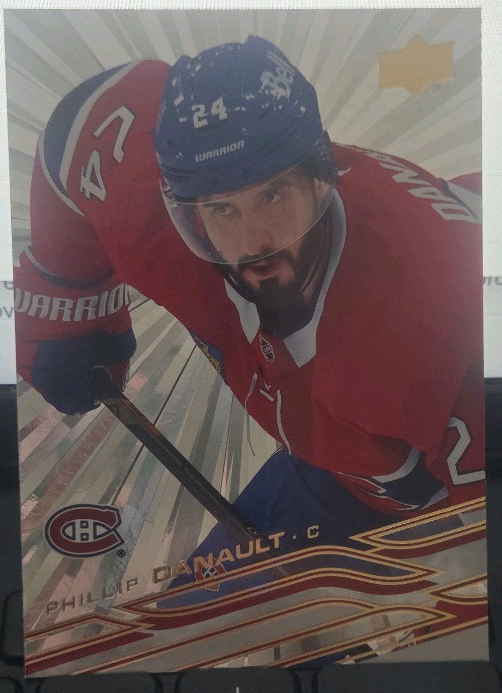 2026-27 Upper Deck Outburst Silver #92 Phillip Danault - Montreal Canadiens
