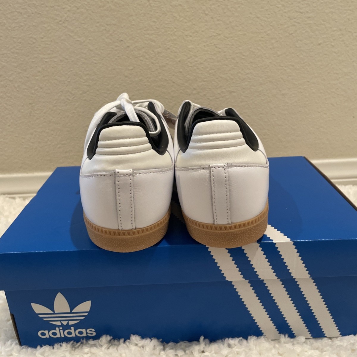 Adidas Originals Samba OG White/Black ID1480 Mens Casual Shoes