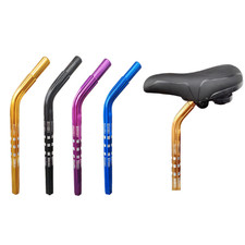 BMX HARO Seat Gt 25.4mm X 400mm Lay Back Alloy Old School Fluted Aluminium