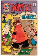 POPEYE # 126 (CHARLTON) (1974) OLIVE OYL - WIMPY - BRUTUS - GEORGE WILDMAN art