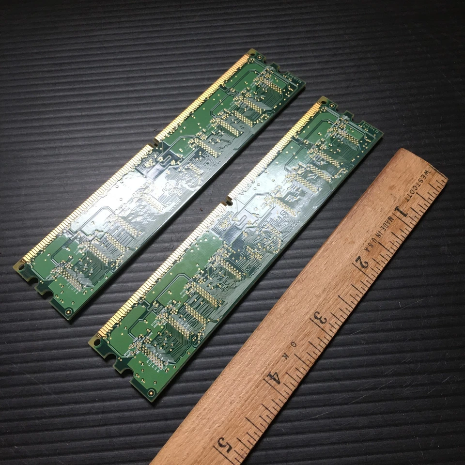 2PCS Samsung 512MB 1Rx8 PC2-5300U-555-12-ZZ M378T6553EZS-CE6 0713 PC Memory - Image 3 of 4