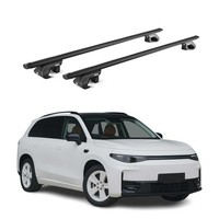 DachträGer GrundtäGer FüR Leapmotor C10 2023-2026 90Kg Alu Schwarz 2 Tlg ABE