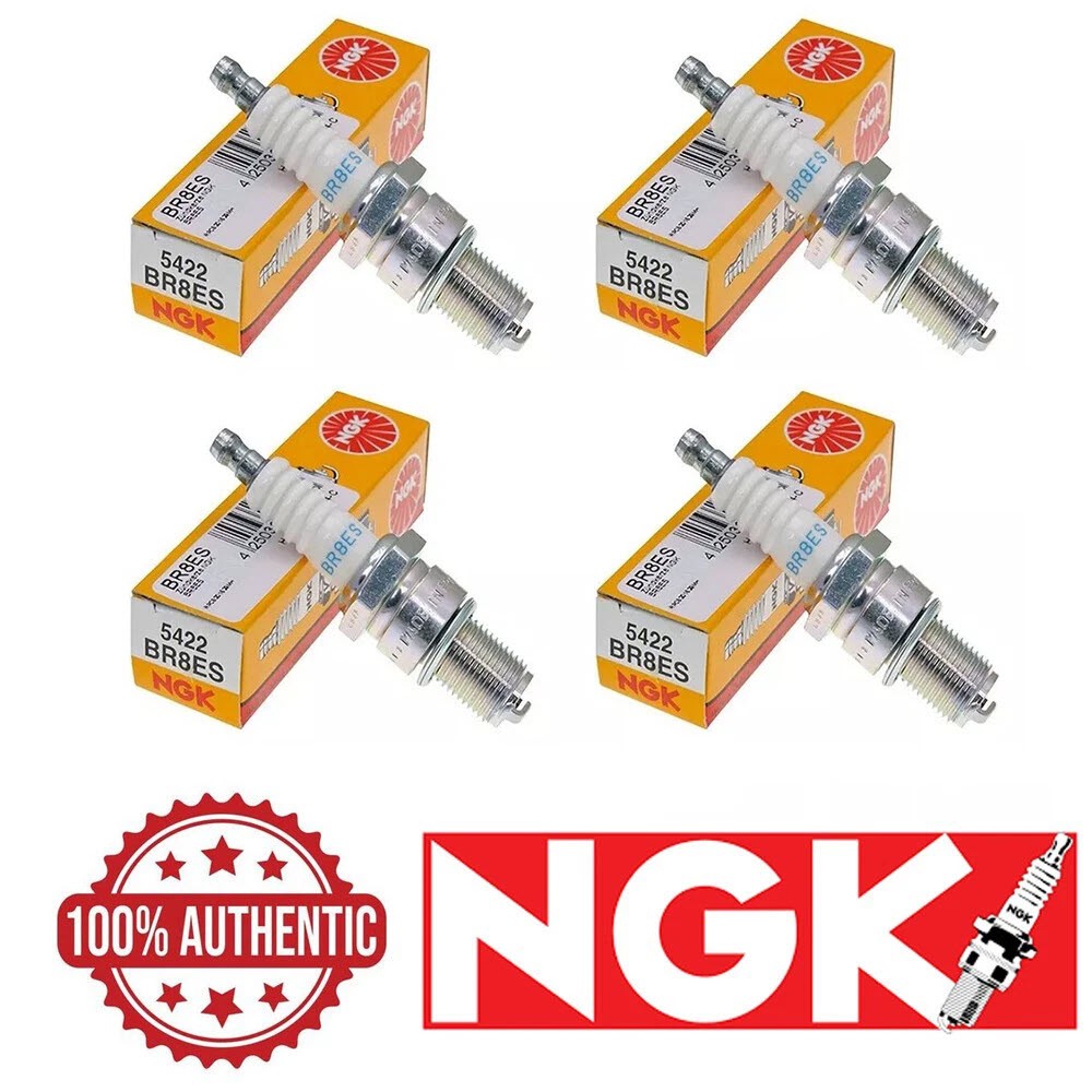 4 Pack  NGK B8ES2411 Standard NON RESISTOR Spark Plug  HONDA 98079-58840