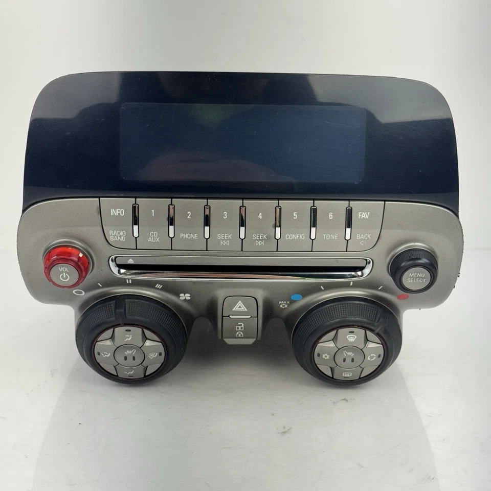 Chevy Camaro 2010 2011 2012 receptor de panel de control de radio clima 92235960 OEM Foto 4 de 4