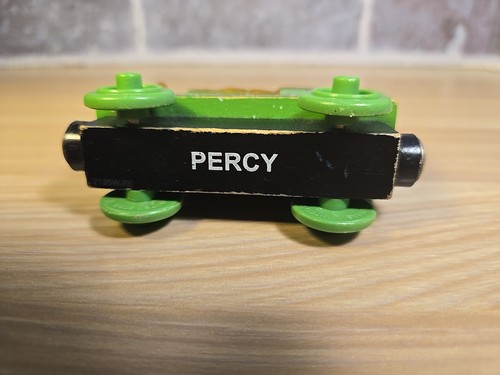 2003 Thomas & Friends 'Jack Frost Percy' Wooden Railway Train Engine Toy Winter - Picture 9 of 10
