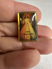 Jesus I Trust In You Lapel Pin Vintage D