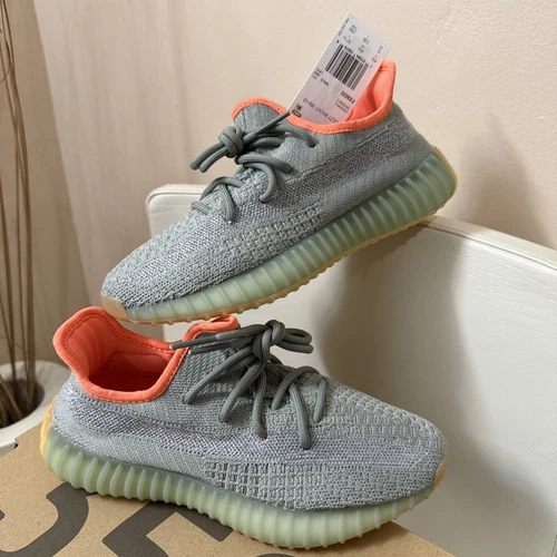 NUOVE Adidas Yeezy Boost 350 V2 Desert Sage FX9035 Taglia 5 AUTENTICHE