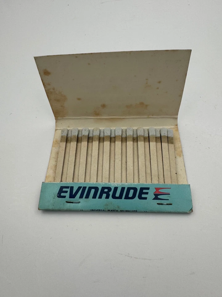 Vintage Evinrude Boats Matchbook Full Unstruck - Image 4 of 4