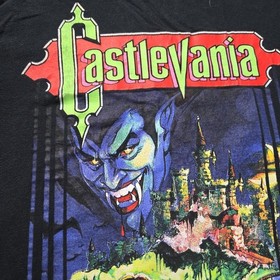 Castlevania NES Box Art Men's S Small Short Sleeve Konami Official 