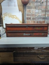 Vtg Snap On Tools 1957 Kr-421 Mid Intermediate Middle Tool Box Chest 2 Drawers
