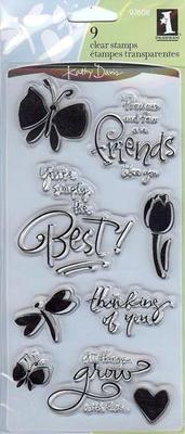 Inkadinkado Clear Stamps EXPRESSIONS 97608 BEST FRIENDS