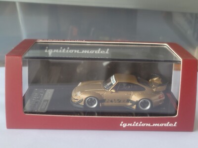 IGNITION MODEL - PORSCHE RWB 993 [MATTE GOLD] MINT VHTF BOX