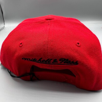 新品 Mitchell & Ness ブルズ ジョーダン レッド M Air Jordan x Chicago Bulls Hat Men Red Mitchell & Ness Snap Back