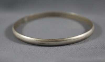 Vintage Navajo Sterling Silver Bangle Bracelet 2 1/2 