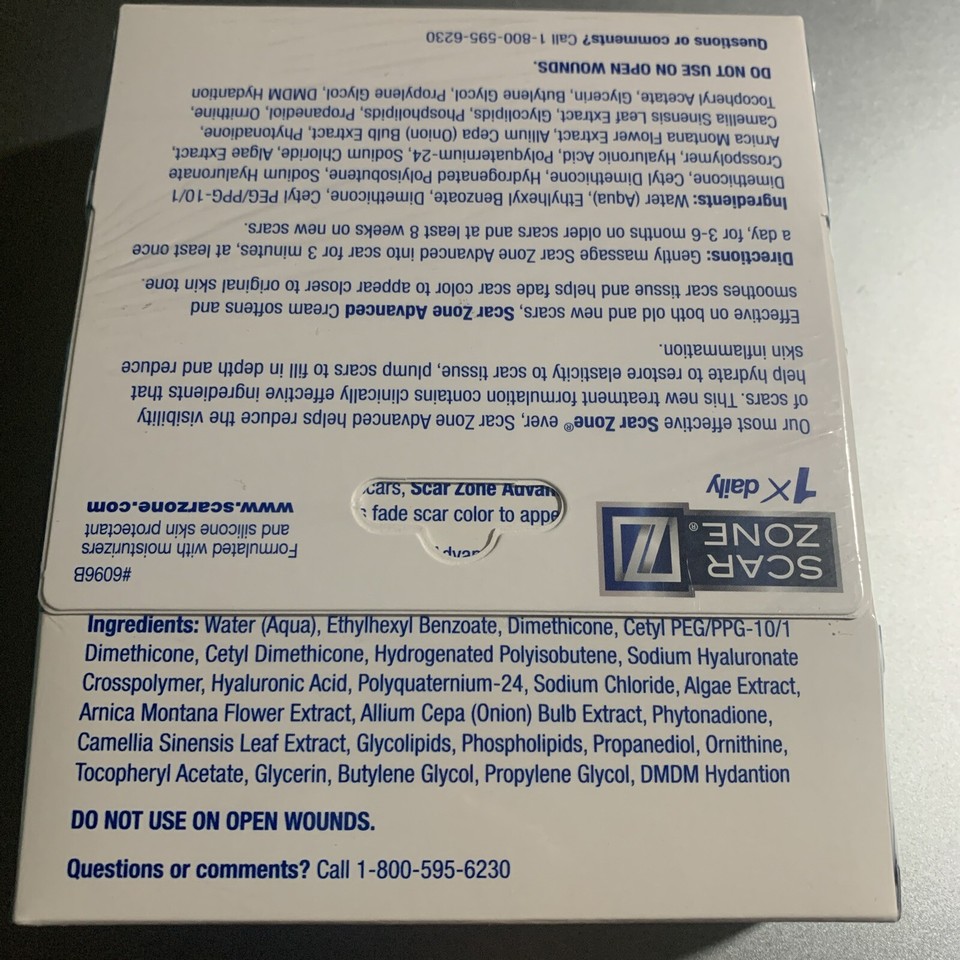 (3 Pack) Scar Zone Advanced Scar Cream Stretch Marks, Burns, Injury 0