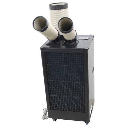 2 Tubes Industrial Air Conditioner Movable Spot Cooling Equipment 12000BTU 220V - Picture 2 of 24