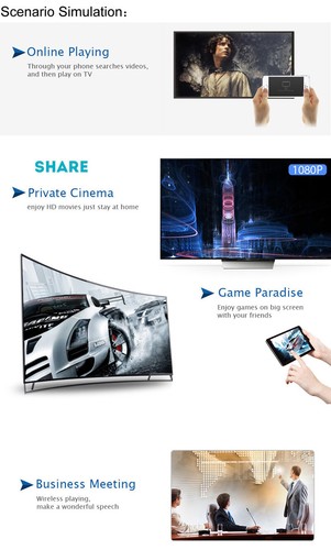Wireless WiFi HDMI TV Dongle Video Adapter for iPad iPhone 16 15 X Android Phone - Picture 7 of 8