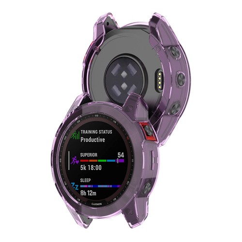 For Garmin Fenix 7 7S 7X Pro Case TPU Cover + Tempered Glass Screen Protector - Picture 4 of 20