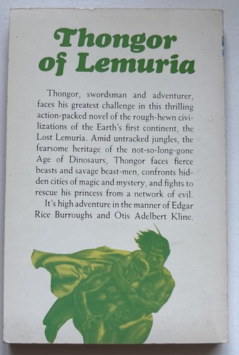 Thongor of Lemuria by Lin Carter 1966 Ace F-383 Paperback - Picture 2 of 6