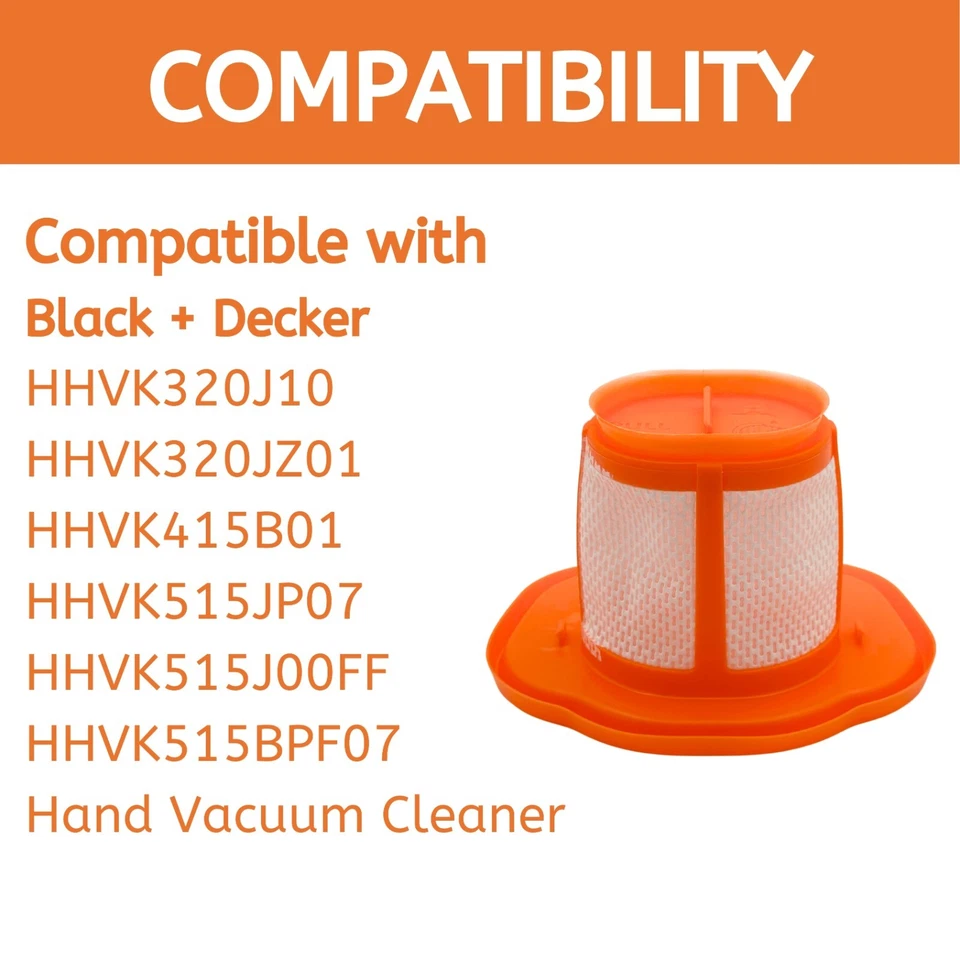 Filtro de repuesto para aspiradora Nispira HHVKF10 para aspiradora de mano BLACK DECKER, 12 paquetes Foto 3 de 4