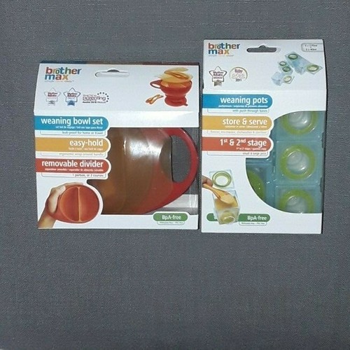 Brother max home travel bowl weaning pots store serve easy hold set bpa