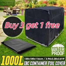 275 Gallon IBC Tote Cover Sunshade Protective 1000L Garden Water Tank Waterproof
