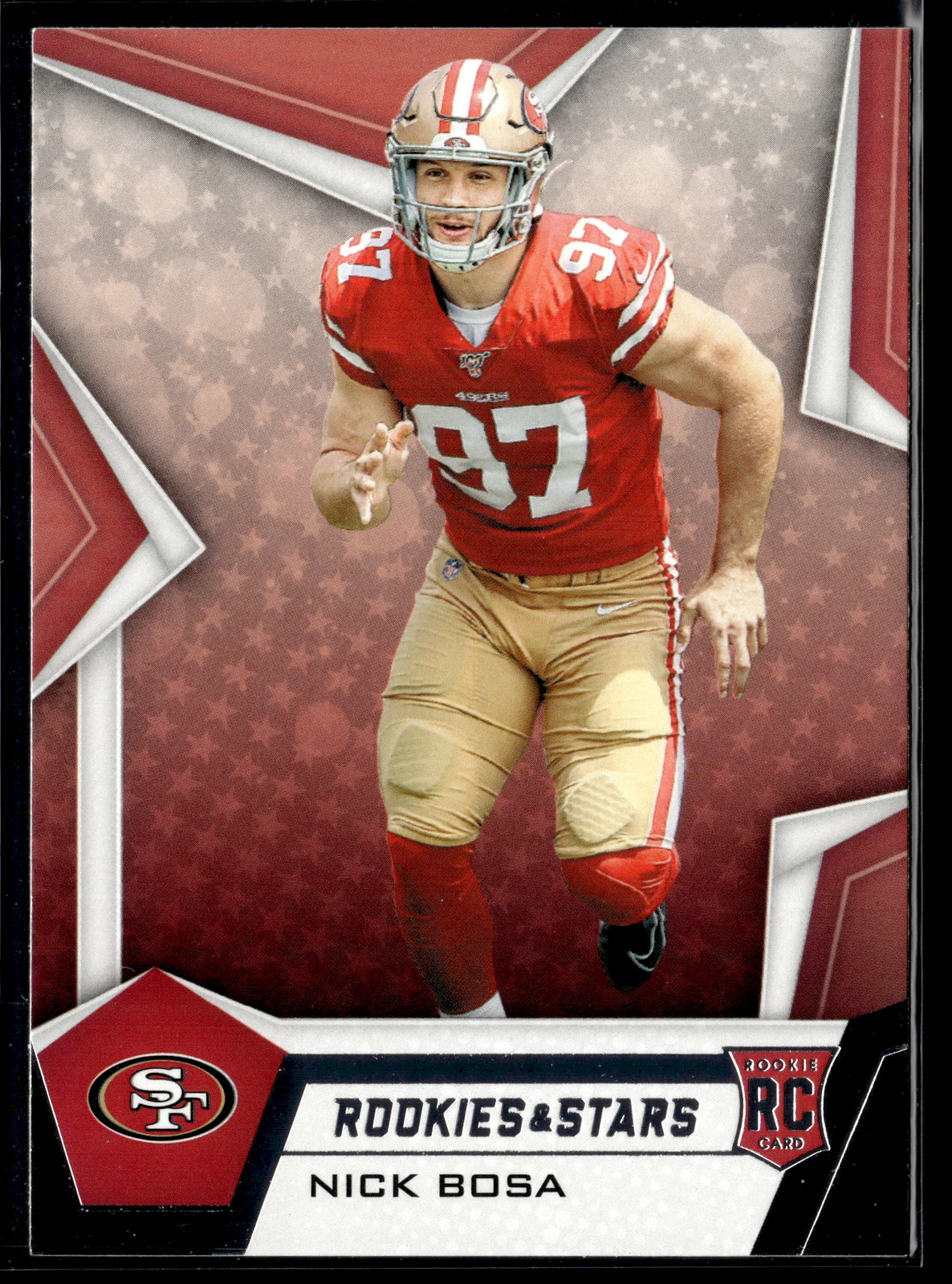 2019 Panini Rookies & Stars #110 Nick Bosa Rookie San Francisco 49ers