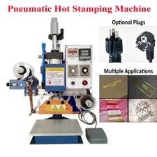 Pneumatic Hot Stamping Machine Automatic Leather Paper Hot Pressing Machine