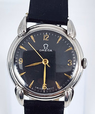 Vintage 1940's RARE Omega Spider Lugs Ref 2462 Cal R17.8 Men's 31mm Watch