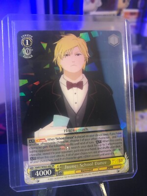 Jaune: School Dance - RWBY/WX03-002 - RR NM - Weiss Schwarz