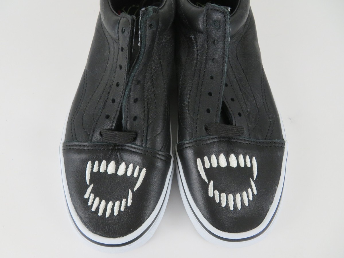 used VANS ブーツ 黒　used サイズ8h 26.5㎝ Vans Authentic Platform Leather Snake/Black Women's Size 5