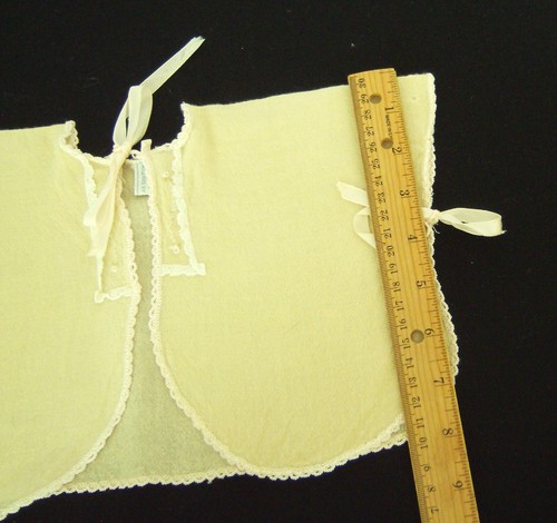 Vintage 2 Baby Säugling Neugeborene Lagenlook Shirts bestickt & gehäkelt Borte - Bild 7 von 14